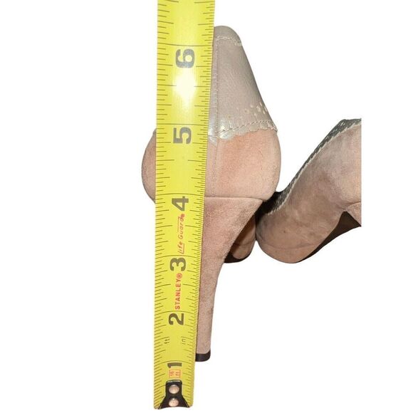 Bandolino Debba - Light Natural - Suede Peep Toe Women’s Sz 10 NWB - Picture 7 of 11